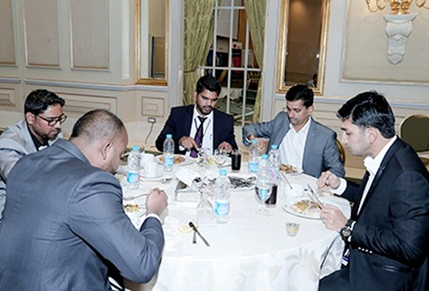 GBS Team having lunch