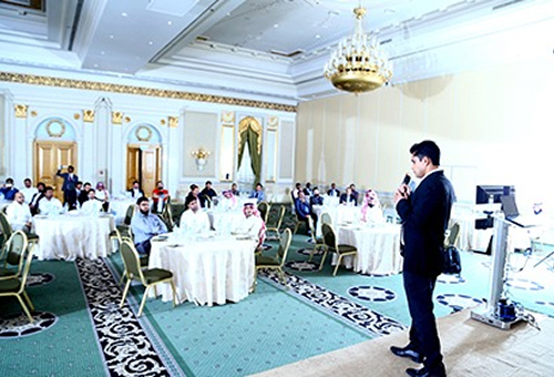 Presenting at a concert