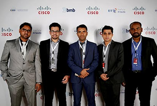 Team at event